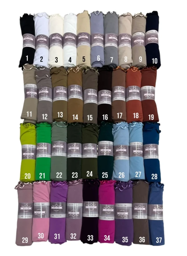 Premium Frilly Jersey Hijab - Image 2
