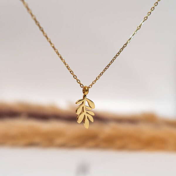 Olive Tree Branch Necklace - Image 2