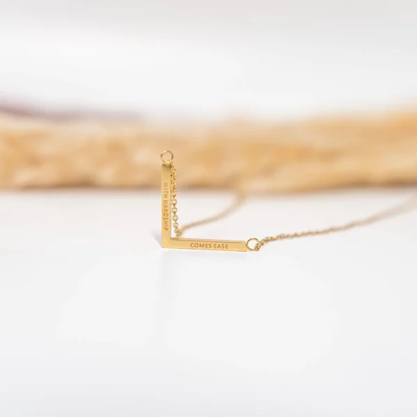 Faith "With Hardship Comes Ease" Islamic Pendant - Image 2