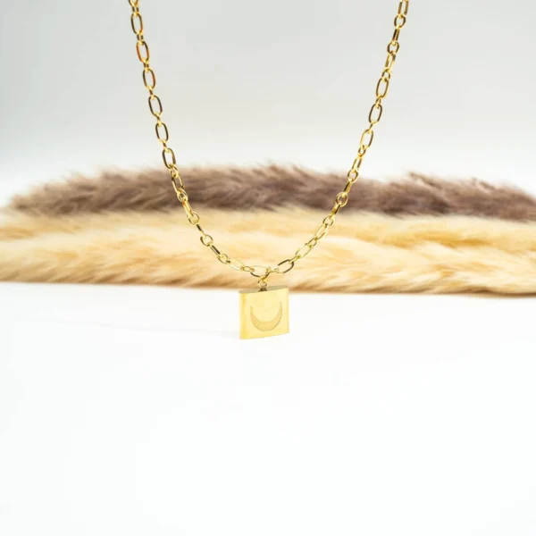 Locked Crescent Pendant - Image 3